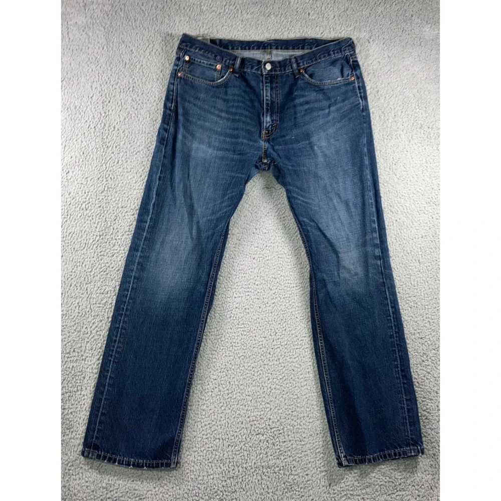 Levis 559‎ Jeans Men 38x34 Relaxed Straight Leg Medium Wash 38x31 Actual